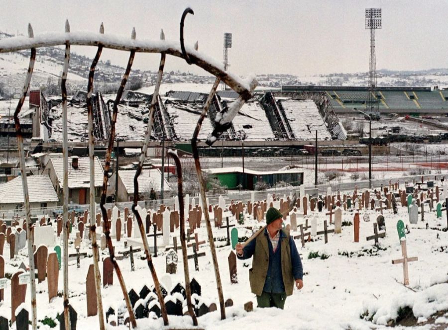 Bosnien-Herzegowina Stadion Friedhof