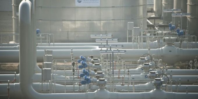 Nord-Stream-Terminal in Lubmin Nord Stream