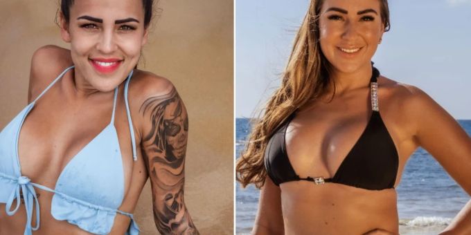 Elena Miras (l.) vs. Chethrin Schulze. Elena Miras (l.) vs. Chethrin Schulze.