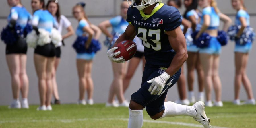 Hat Chancen, beim Draft der National Football League von einer Mannschaft ausgewählt zu werden: Marcel Dabo.