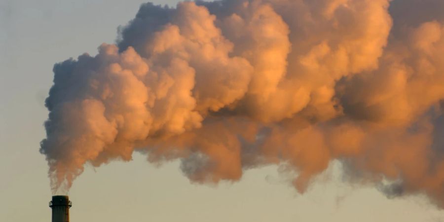 Rauch aus einem Kamin eines Kohlekraftwerks in Chicago im US-Bundesstaat Illinois. (Archivbild)