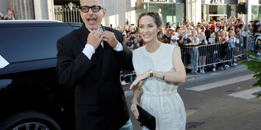 Jeff Goldblum und Emilie Livingston