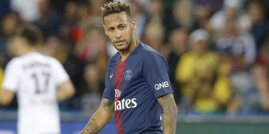 Behält wohl doch das PSG-Trikot an: Neymar. Foto: Michel Euler/AP