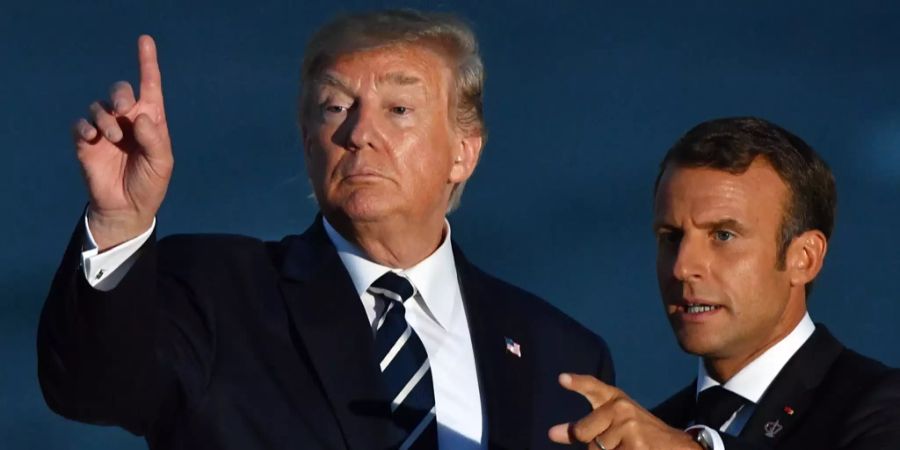 donald trump emmanuel macron