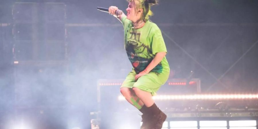 Billie Eilish war der Top-Act beim «MS Dockville»-Festival in Hamburg-Wilhelmsburg. Foto: Jonas Walzberg