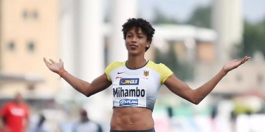 Malaika Mihambo knackte die Norm für die Leichtathletik-WM Ende September in Doha/Katar. Foto: Andreas Gora