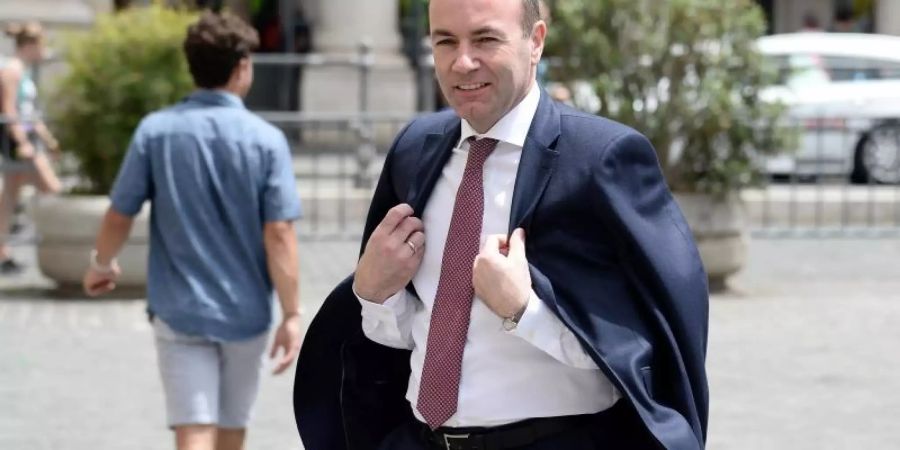 Die grossen Erwartungen werden wohl nicht erfüllt: CSU-Vize Manfred Weber hat kaum noch Chncen auf den Posten des EU-Kommissionspräsidenten. Foto: Fabio Cimaglia