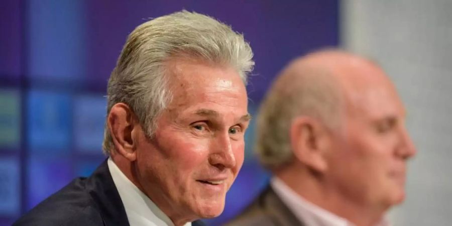 Jupp Heynckes (l) und Uli Hoeness sind bereits seit Jahren sehr gute Freunde. Foto: Matthias Balk