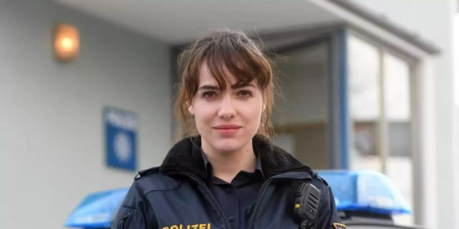 Verena Altenberger ist ab 15. September auf Verbrecherjagd in der bayerischen Landeshauptstadt - als Polizeioberkommissarin in Uniform. Foto: Tobias Hase