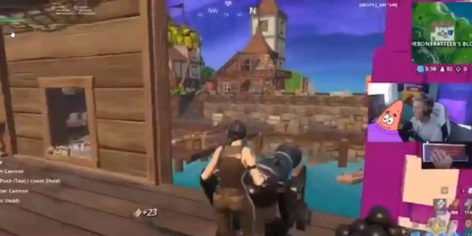 Bei Fortnite werden die Spieler auf einer Insel ausgesetzt, müssen sich Waffen und andere Ressourcen zusammensuchen und gegnerische Spieler ausschalten. Weltweit zocken rund 250 Millionen Menschen das Videospiel. fortnite Moderatorin