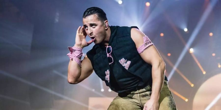 Andreas Gabalier startet in Frankfurt am Main seine Deutschlandtournee. Foto: Expa/Stefan Adelsberger/APA