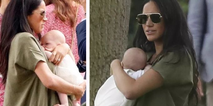 Arme Meghan! - Nun lästern Briten schon darüber, wie sie ihr Baby hält