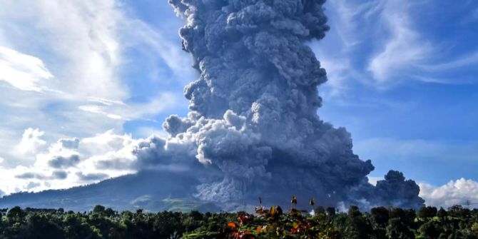 Vulkanausbruch Sinabung Indonesien