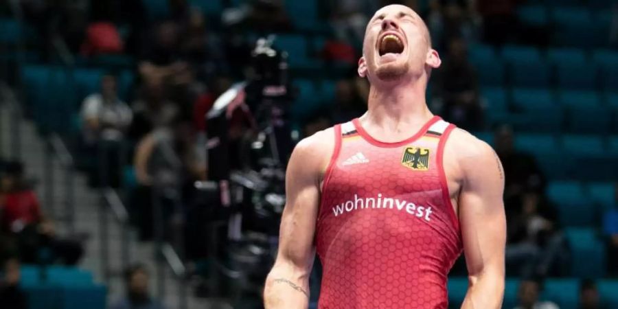Ringer Frank Stäbler hat sich bei der WM auch das Olympia-Ticket erkämpft. Foto: Kadir Caliskan