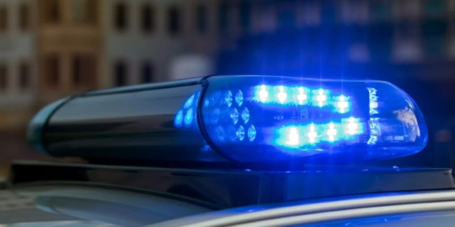 Blaulicht auf Polizeiwagen