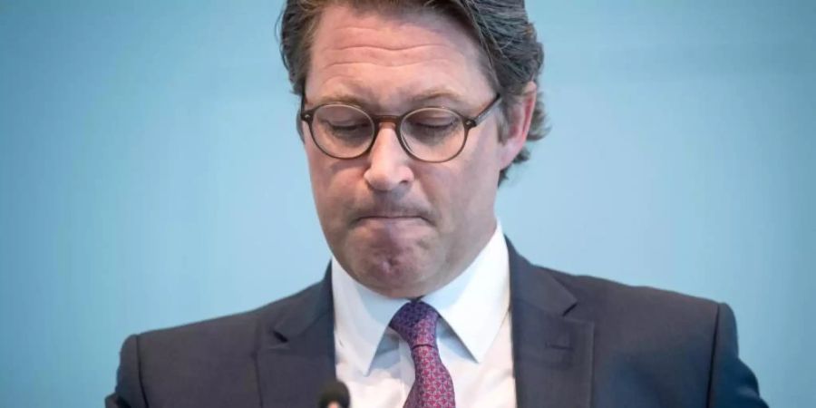 Schmallippig: Bundesverkehrsminister Andreas Scheuer in München. Foto: Sina Schuldt