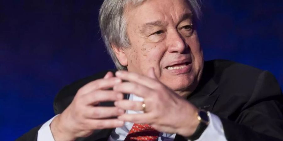 Antonio Guterres ist Generalsekretär der Vereinten Nationen. Foto: Cyril Zingaro/KEYSTONE
