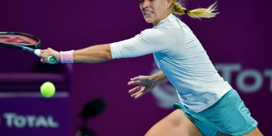 Steht in Doha im Halbfinale: Angelique Kerber. Foto: Nikku/Xinhua