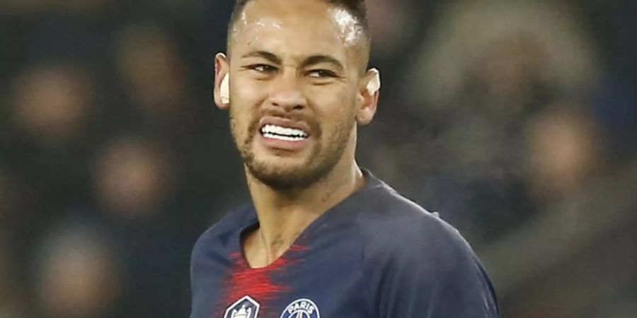 Erneut verletzt: PSG-Superstar Neymar. Foto: Michel Euler/AP