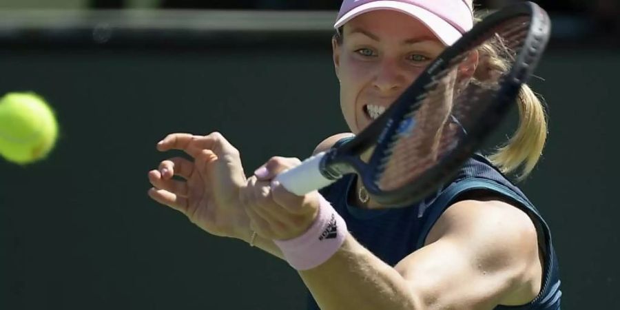 Angelique Kerber verliert beim Tennisturnier Indian Wells das Finale gegen Andreescu. Foto: Mark J. Terrill/AP