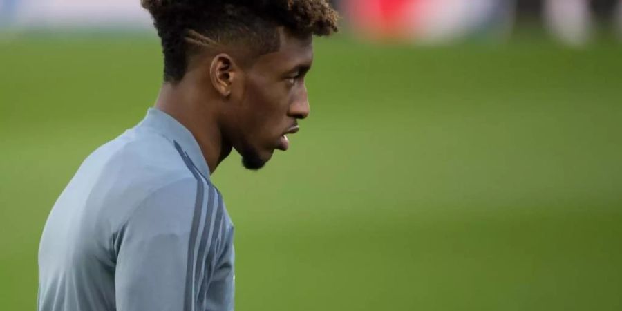 Kingsley Coman droht dem FC Bayern München erneut verletzungsbedingt auszufallen. Foto: Sven Hoppe