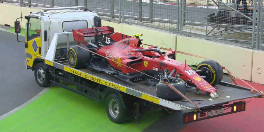 Charles Leclerc Ferrari Baku