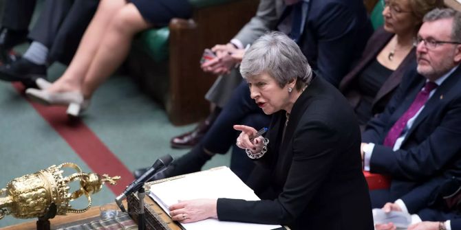 Theresa May Unterhaus