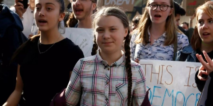 Greta Thunberg am vergangenen Freitag in Paris