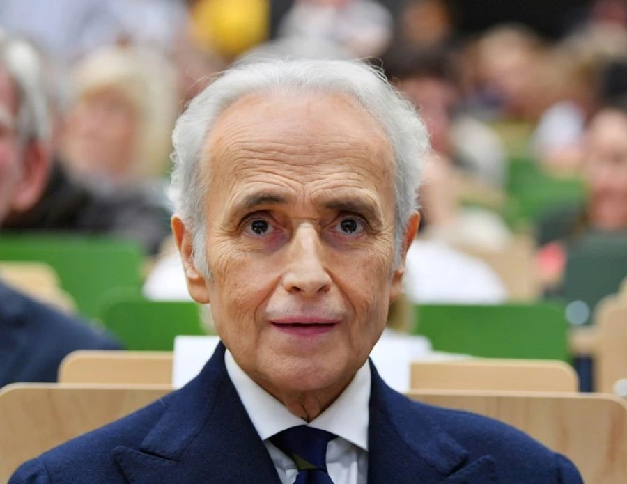 Der spanische Opernsänger José Carreras