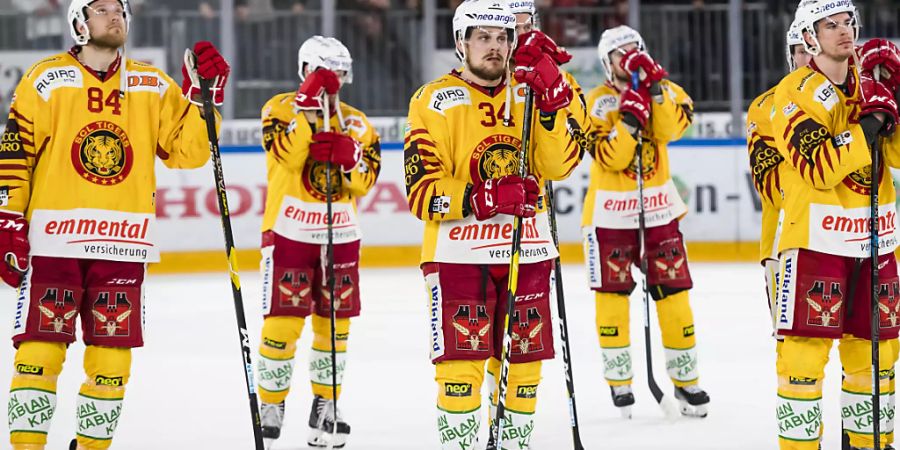 Die Enttäuschung bei den Spielern der SCL Tigers sitzt nach dem Ausscheiden im Playoff-Viertelfinal tief