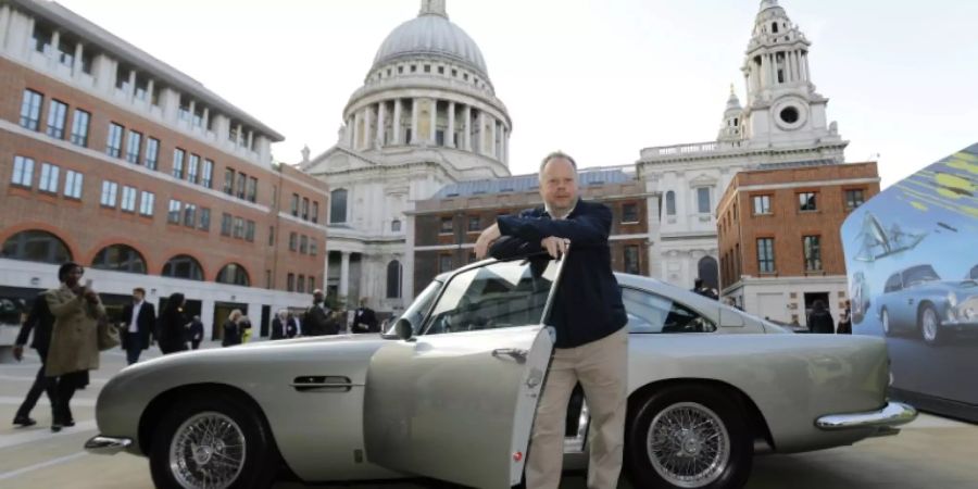 Aston-Martin-Chef Palmer vor der Börse in London