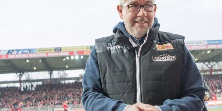 Union-Trainer Urs Fischer will mit seinem Team in die Bundesliga. Foto: Jörg Carstensen