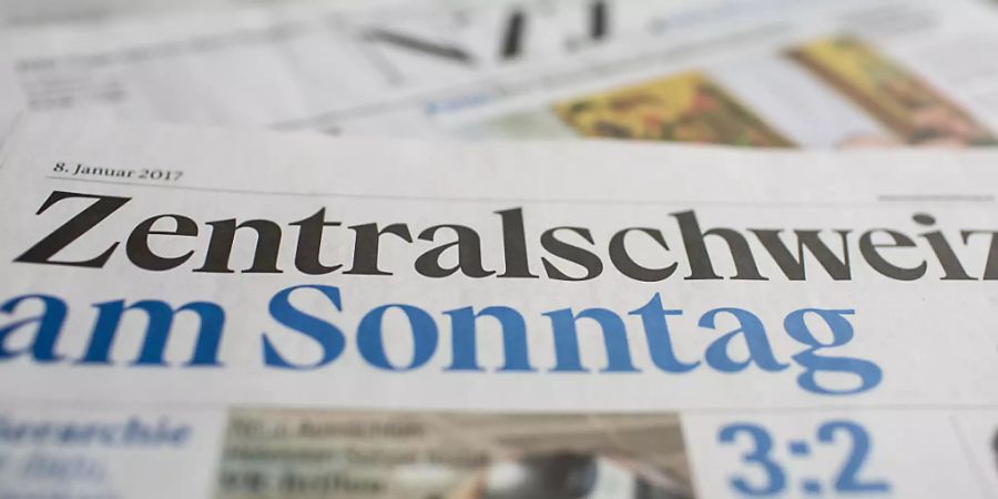 «Zentralschweiz am Sonntag» wird eingestellt. Dafür erscheint am Samstag die «Schweiz am Wochenende». (Archivfoto)