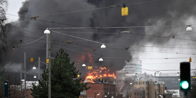 Ein Vermisster - Brand in schwedischem Wasserpark