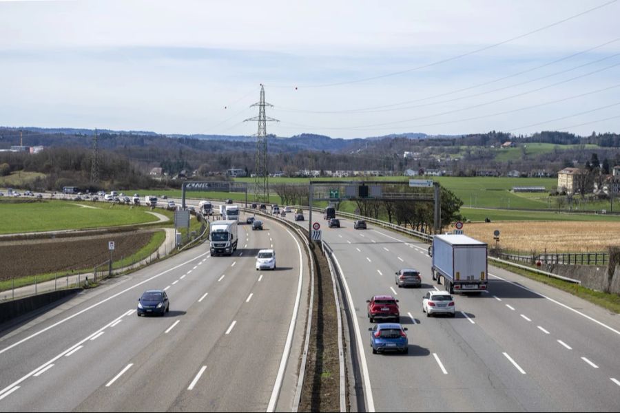 Autobahn Grauholz Spuren