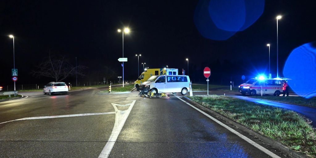 Kollision In Mörschwil SG: Motorradfahrer (16) Unbestimmt Verletzt