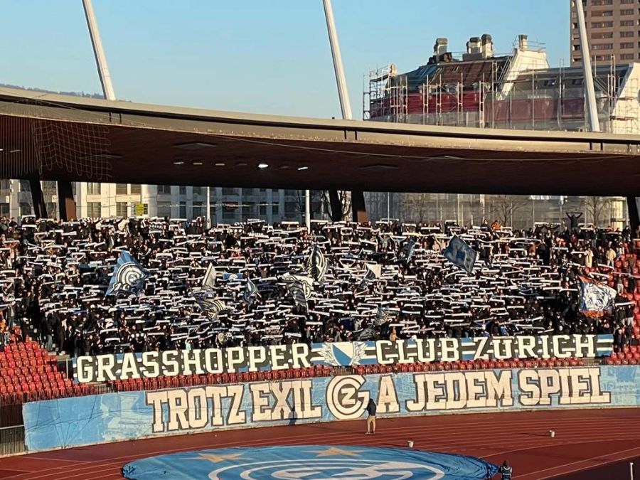 Auch die Anhänger der Hoppers sind bereit für das Derby.