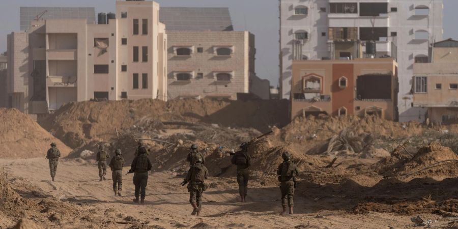 Israelische Soldaten in Chan Junis (Archivbild).