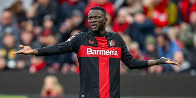 Victor Boniface von Bayer Leverkusen hat sich verletzt. Damit wird er nicht am Afrika-Cup teilnehmen können. Bayer Leverkusen