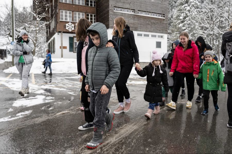 Ukraine, Kinder, Schweiz