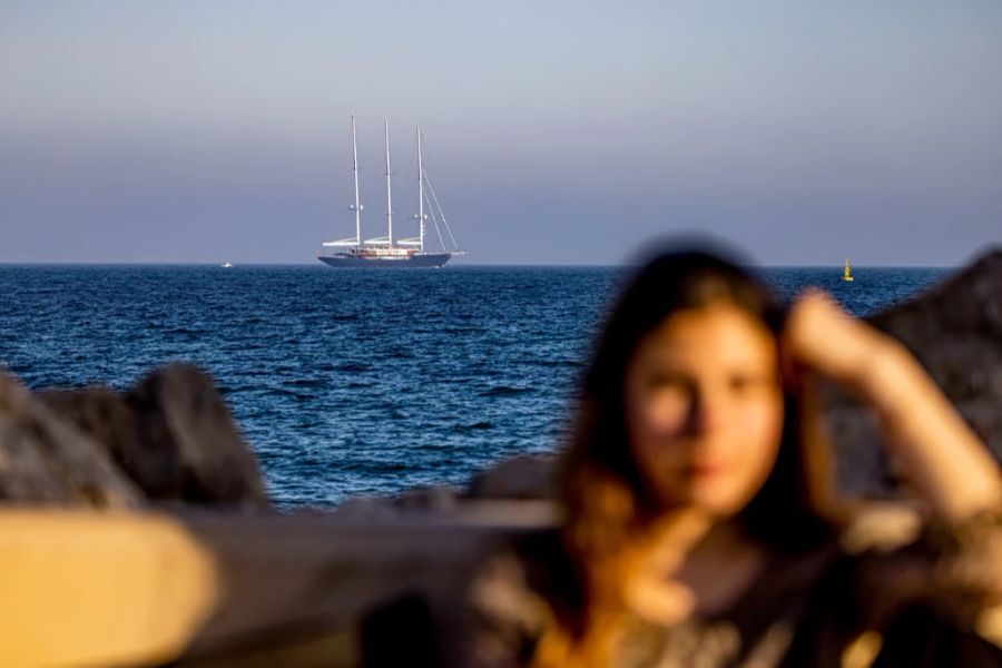 Jeff Bezos’ Superyacht auf Mallorca.