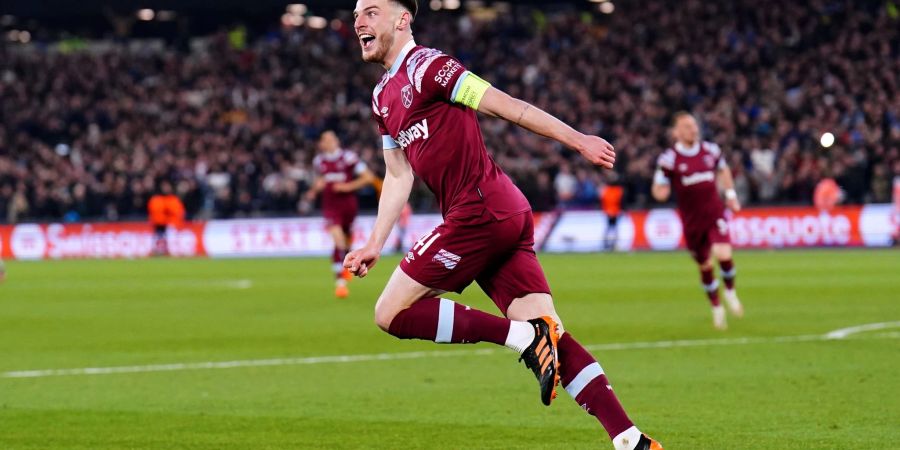 Soll auf der Liste des FC Bayern stehen: West Ham Uniteds Mittelfeldspieler Declan Rice.