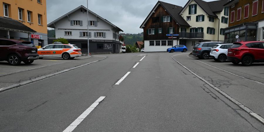 Unfallstelle in Oberbüren