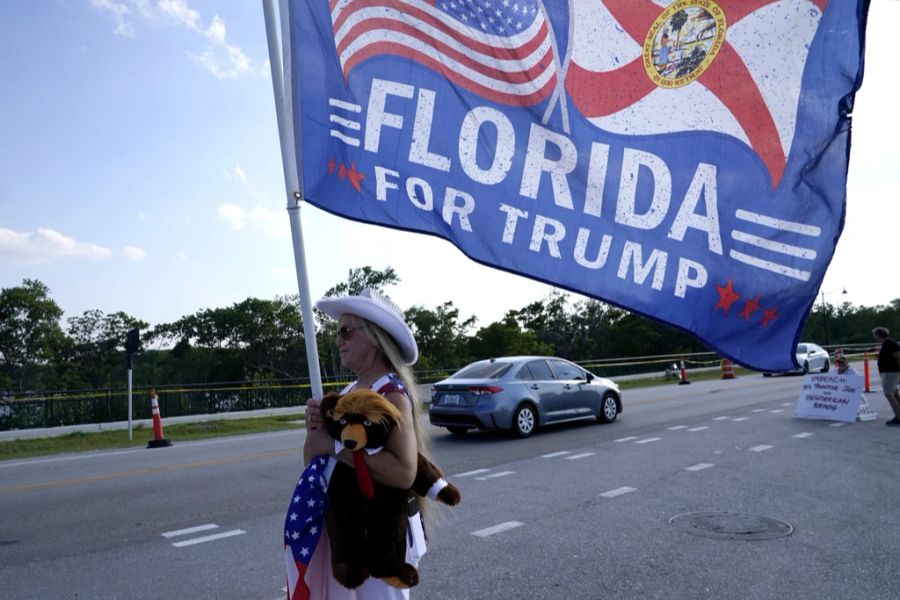 Anhänger von Donald Trump hatten zu Protesten aufgerufen.