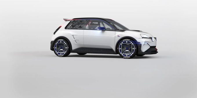 Eine Studie gewährt einen Ausblick: So in etwa wird der elektrische R5 von Alpine aussehen. Eine Studie gewährt einen Ausblick: So in etwa wird der elektrische R5 von Alpine aussehen.