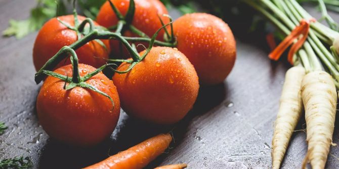 Tomaten und Karotten