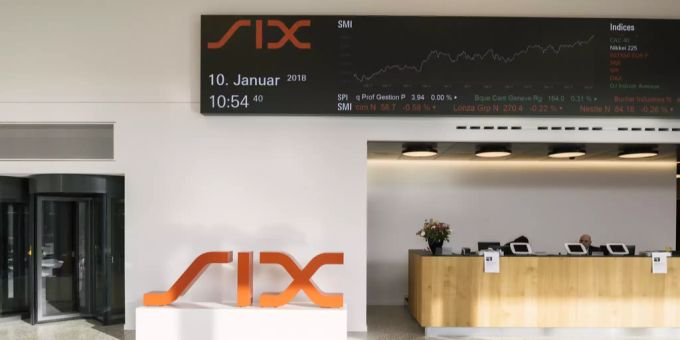 Die Schweizer Börse in Zürich. smi