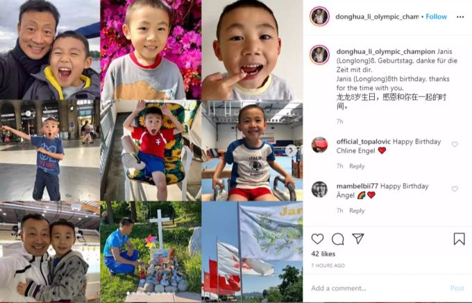 Donghua Li zelebriert den 8. Geburtstag seines verstorbenen Sohns Janis (†7). Donghua Li
