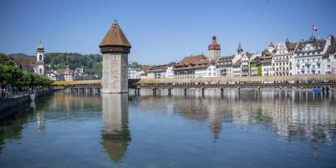 Die Stadt Luzern. bahnhofstrasse autofrei WEURO 2025