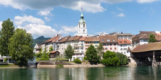 Aareufer Altstadt Olten